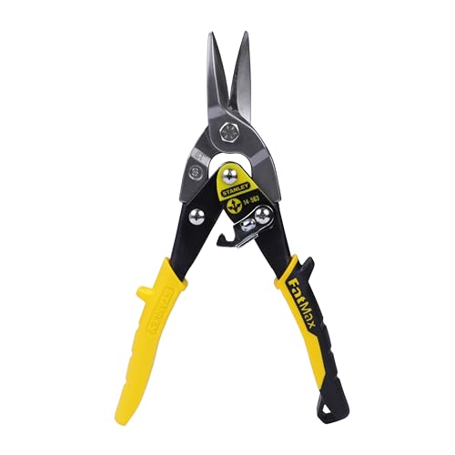 STANLEY FATMAX Straight Cut Compound Action Aviation Snips, 2-14-563