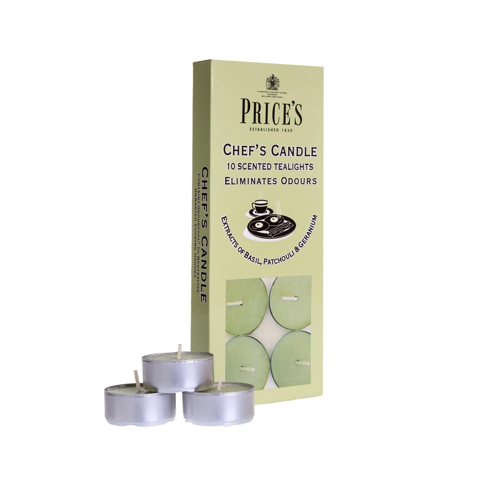 Price's Candles Chef's Jar Candle, Odour Eliminating Kitchen Candle