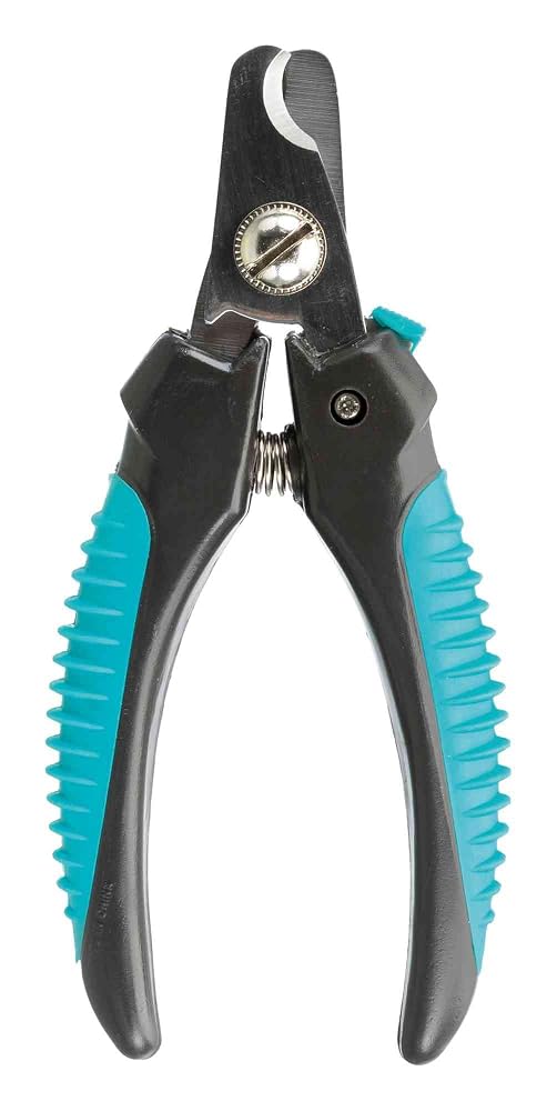 TRIXIE Claw Scissors for Small Dogs, Cats, Small Animals and Birds, with Safety Lock