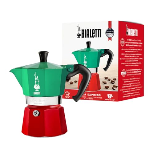 Bialetti Moka Express 6-Cup Stovetop Espresso Maker, Aluminium