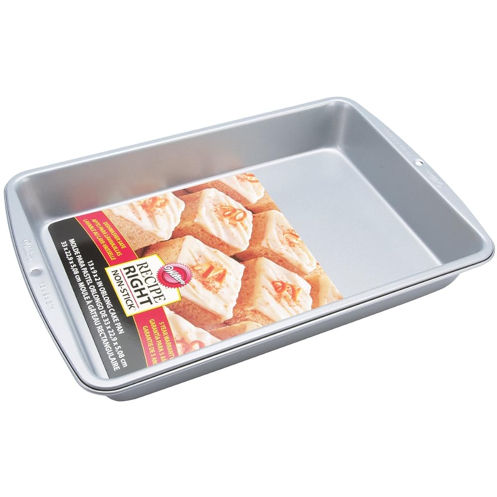 Wilton Recipe Right Rectangle Deep Cake Tin, 33cm x 22.9cm