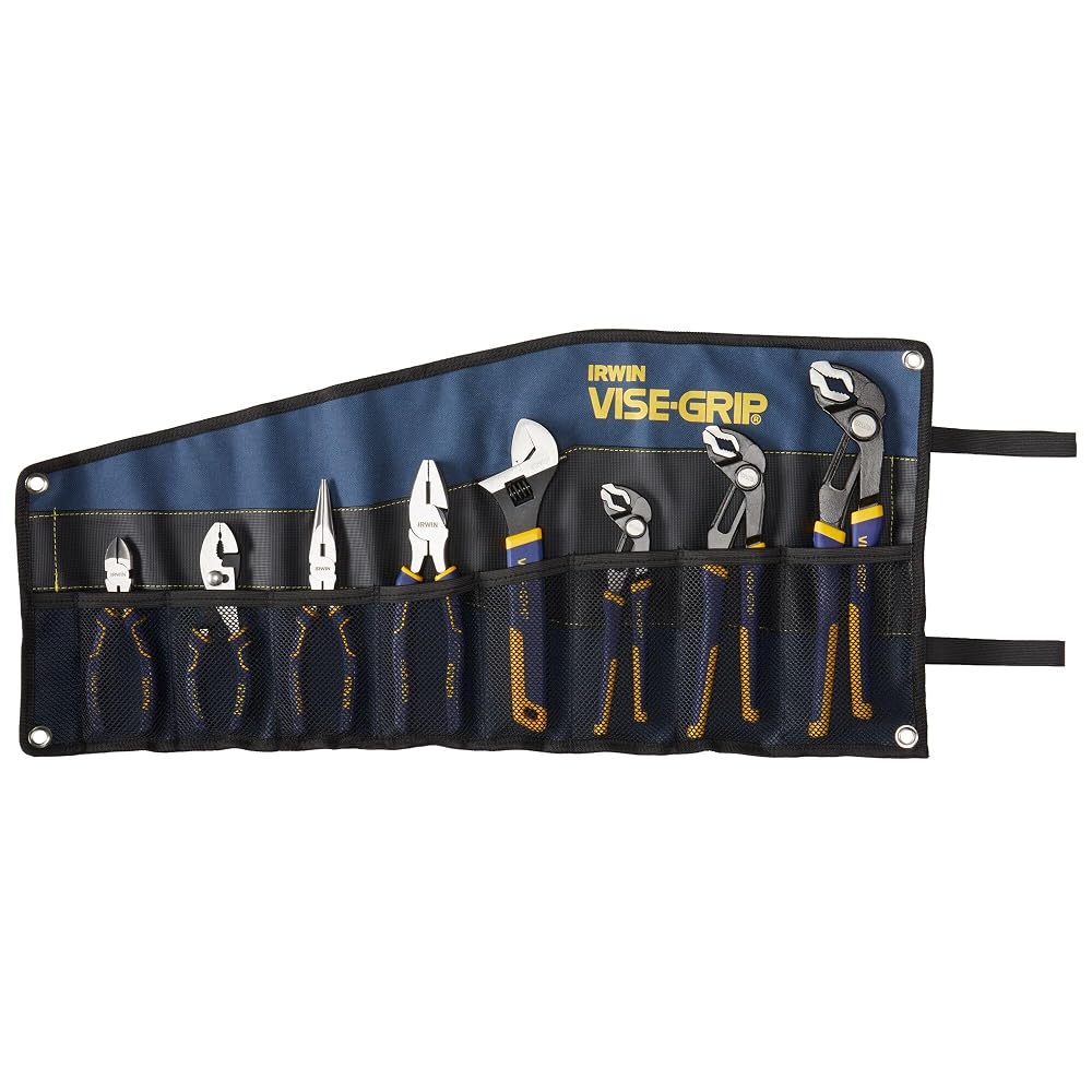 IRWIN Vise-Grip GrooveLock Pliers Set, 8 Piece (2078712)