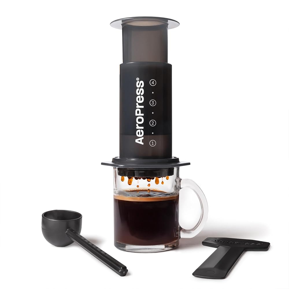AeroPress Original Coffee Press - 3 in 1 Brew Method Combines French Press, Espresso and Pourover