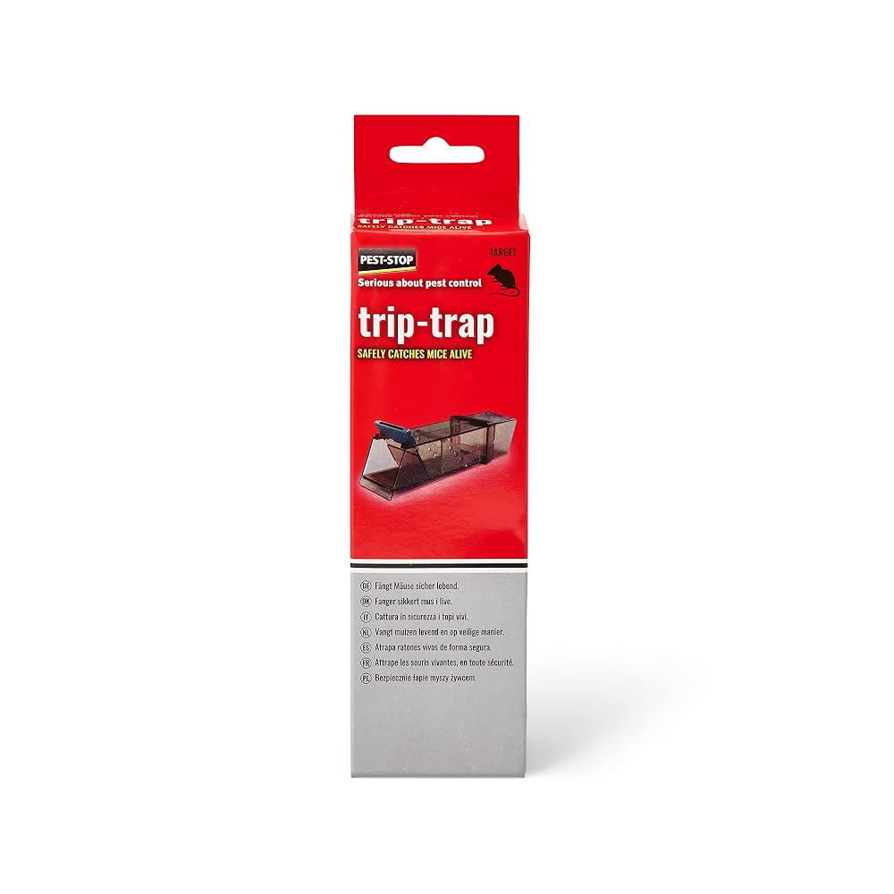 Pest-Stop Trip-Trap Indoor Mouse Trap, Reusable