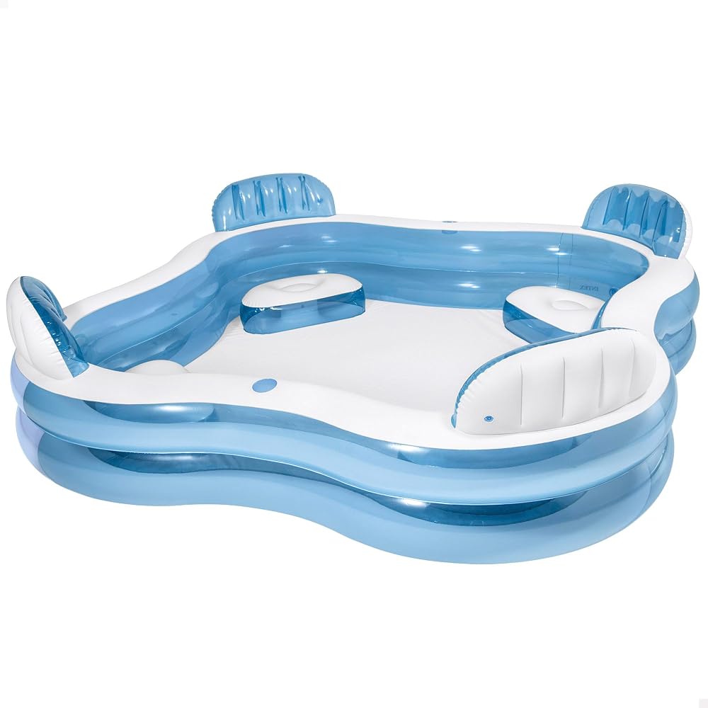 Intex Inflatable Swim Center Family Lounge Pool, 90 x 90 x 26 inches