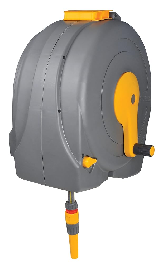 Hozelock Wall Mounted Fast Reel with 40m Hose