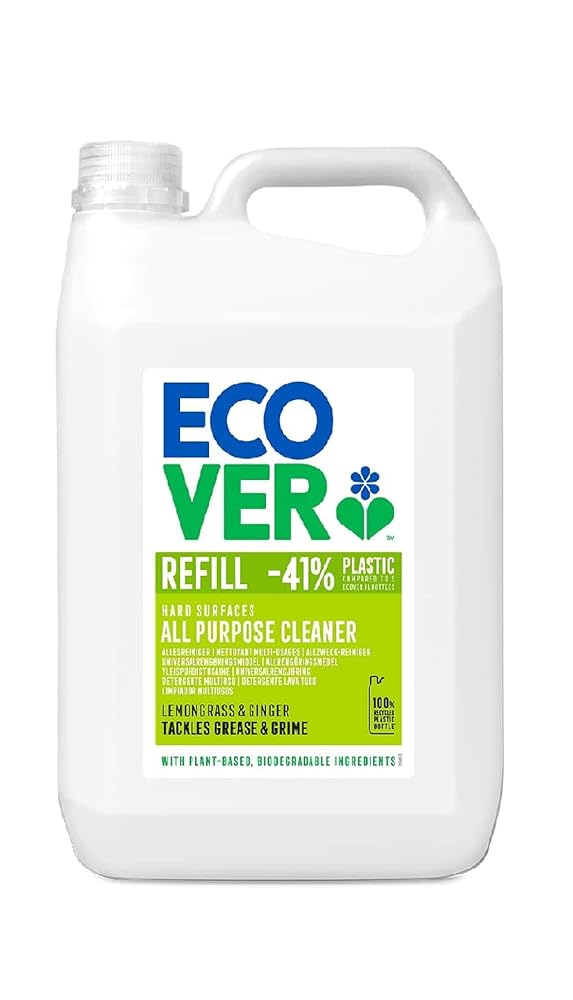 Ecover All Purpose Cleaner Refill, Lemongrass & Ginger Scent, 5L