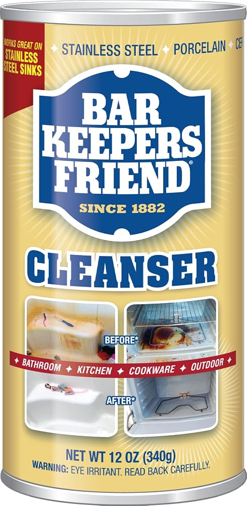 Bar Keepers Friend Cleanser Powder, 12 oz (340g)