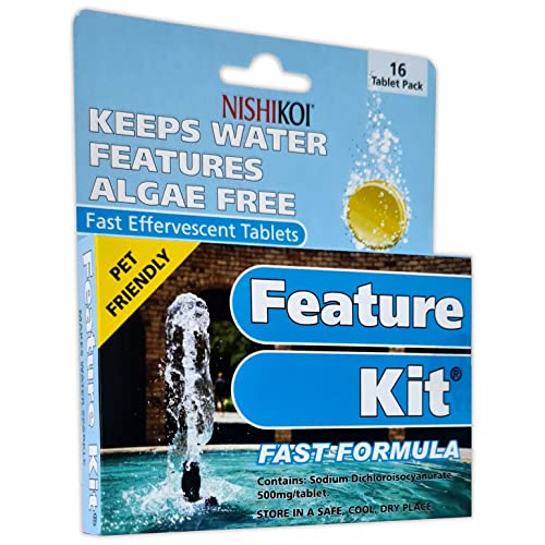 Nishikoi Feature-Kit, Fast formula for Algae - Treats 7,000 Litres of Pond Water