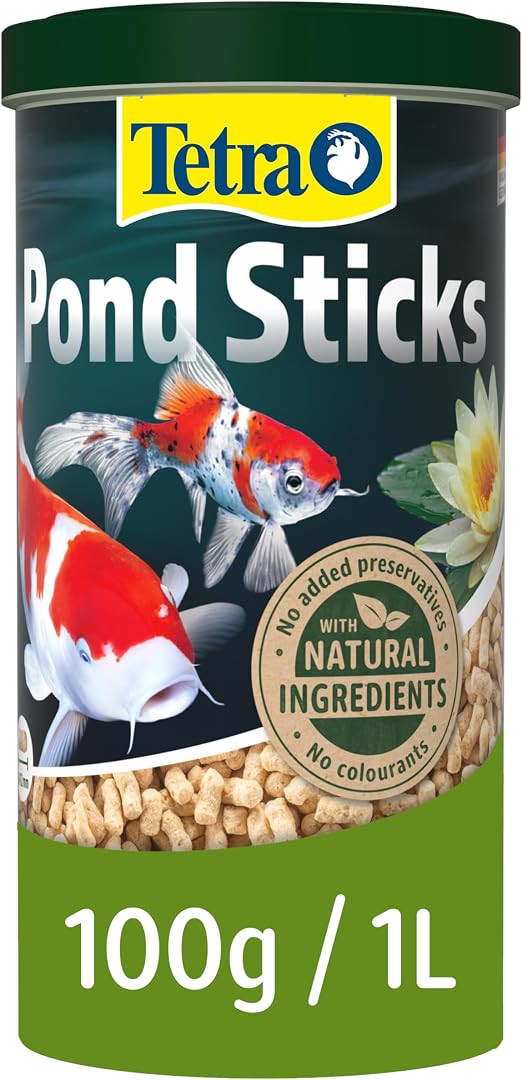 Tetra Pond Fish Food Sticks 100g - biologically balanced for pond fish
