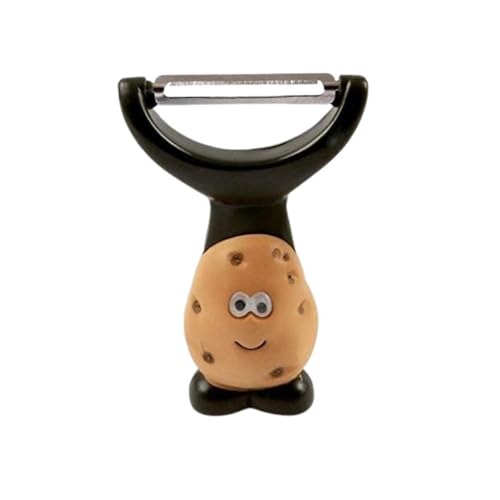 Joie Kitchen Gadgets Spud Dude Y Peeler – Stainless Steel Blade for Fruits & Vegetables, Ergonomic Handle, One Size, Green