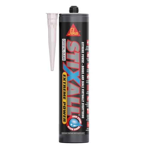 Sika Stixall Extreme Power Sealant And Adhesive, Crystal Clear, 290ml