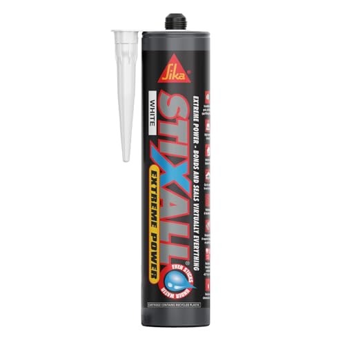 Sika Stixall Extreme Power Sealant And Adhesive, White, 290ml
