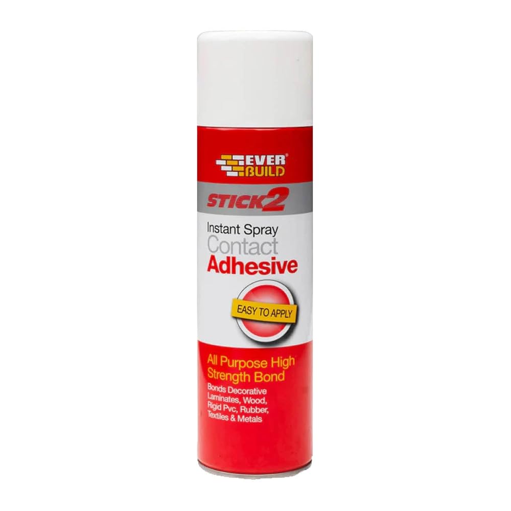 Everbuild Stick 2 All Purpose High Bond Strength Contact Spray Adhesive, 500ml