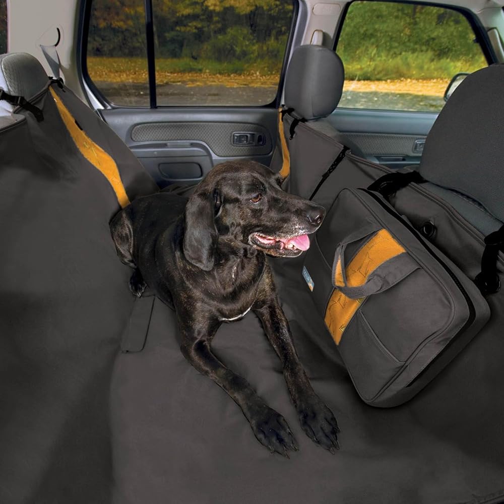 Kurgo Wander Dog Hammock Car Seat Cover, Black