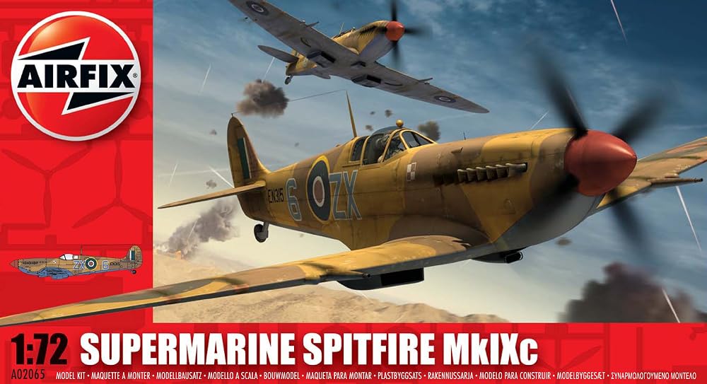 Airfix A02065 Supermarine Spitfire MkIXc 1:72 Scale Series 2 Plastic Model Kit