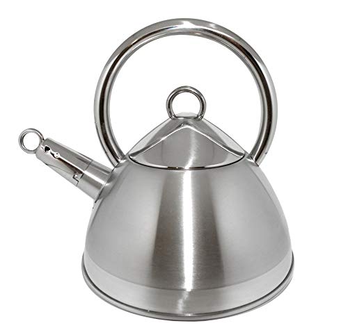 Cuisinox 2.3 Litre Whistling Stovetop Kettle, Stainless Steel