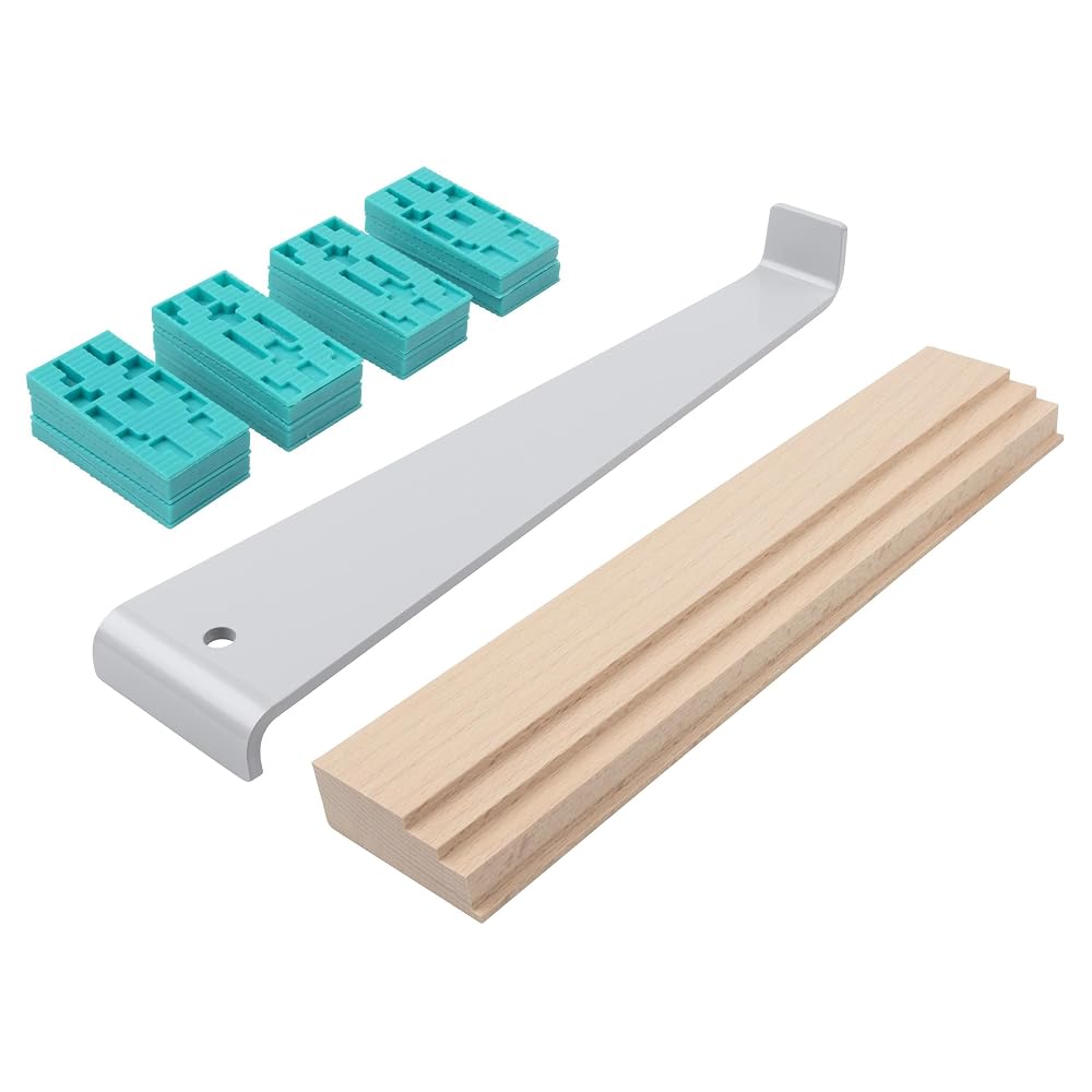 wolfcraft Laying Set for Laminate, Parquet and Cork Flooring, 22 Pieces