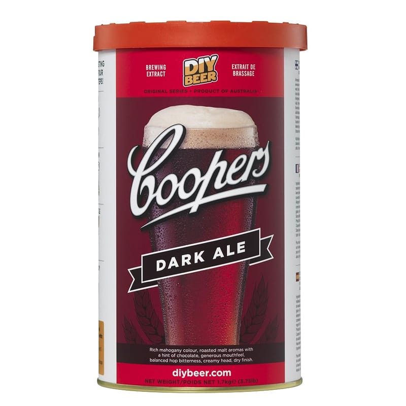 Coopers DIY Beer Dark Ale Homebrewing Craft Beer Brewing Extract