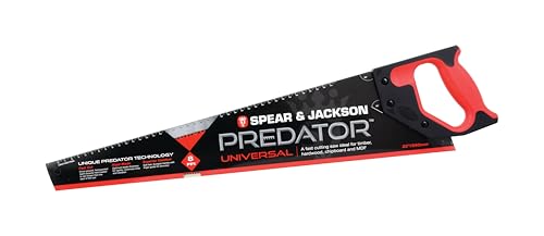 Spear & Jackson B9822 Predator Universal Wood Saw, 22" x 8 Points Per Inch