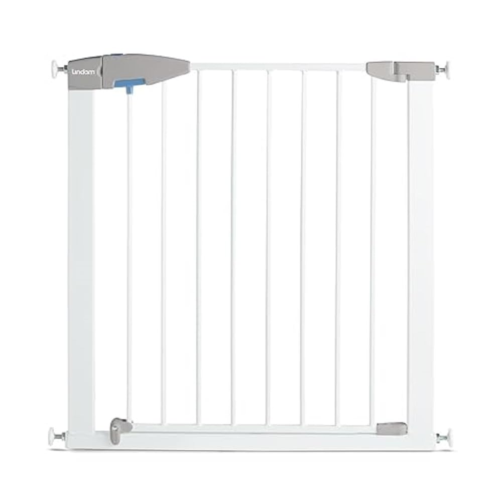 Lindam Sure Shut Porte Baby Stair Gate, Pressure Fit, 76-82cm, White