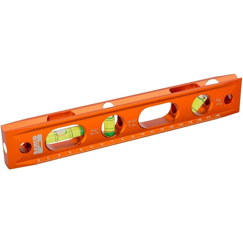 Bahco 426TOR9 9-inch 3-Vial Magnetic Aluminium Spirit Level