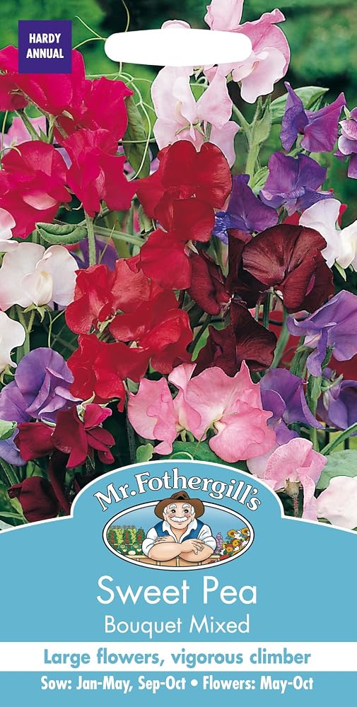Mr Fothergill's Sweet Pea Bouquet Mixed Flower Seeds
