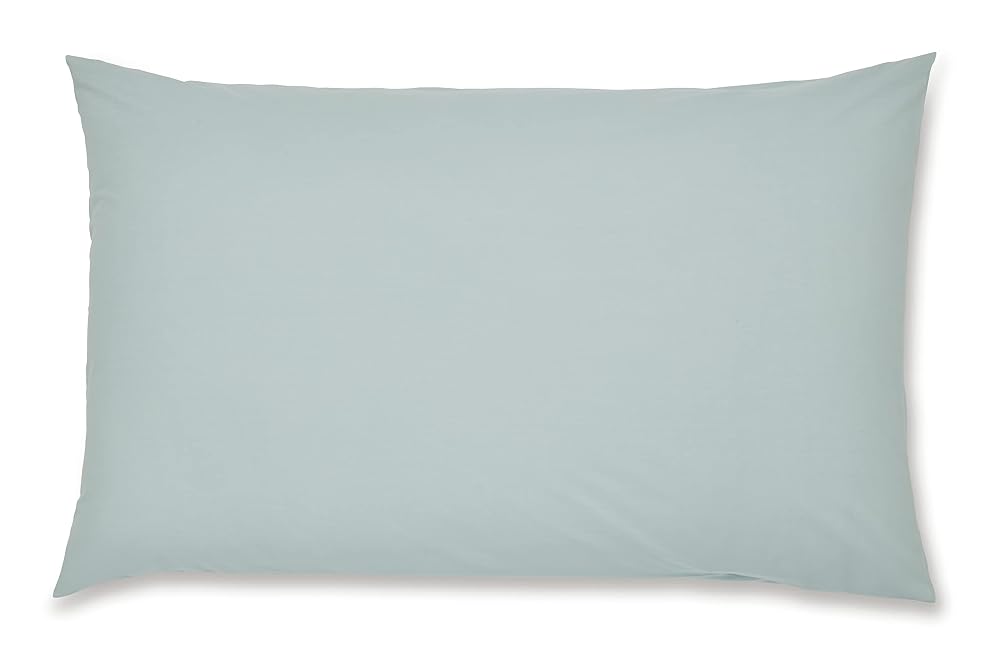 Catherine Lansfield Easy Iron Percale Plain Dye Standard Pillowcase Pair, White