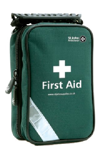 St John Ambulance Home First Aid Kit — Plasters, Dressings, Gloves & Bandages for Home, Caravan, Office
