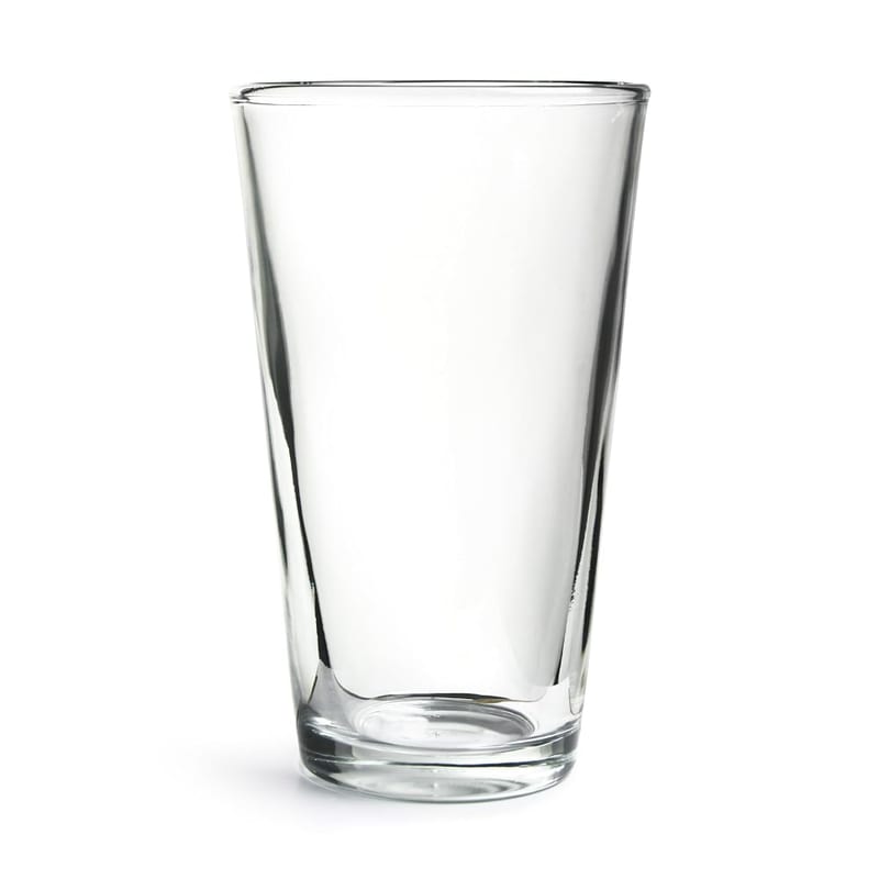 bar@drinkstuff Boston Cocktail Shaker Glass - Professional Quality Thick 450ml Mixing Glass with Weighted Base