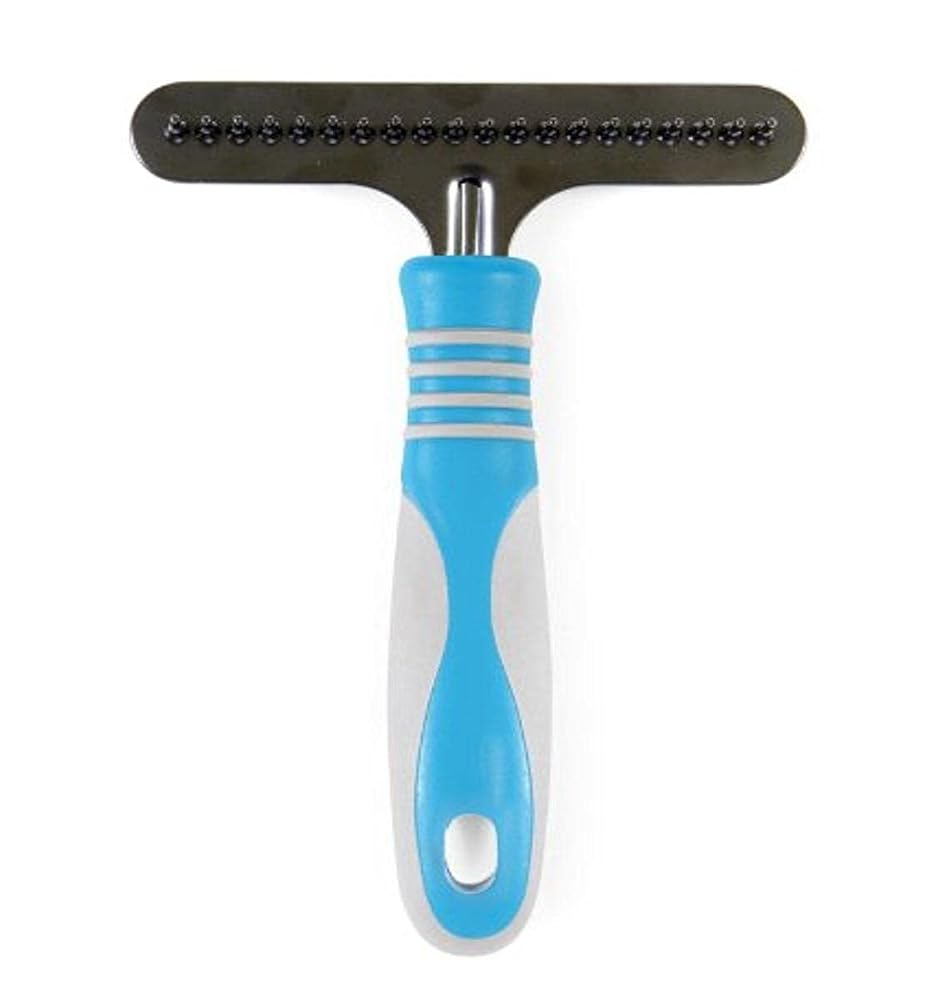Ancol Ergo Dog Undercoat Rake - Blue Grooming Tool