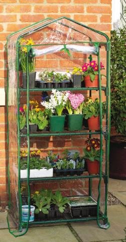 Gardman 4 Tier Mini Greenhouse Shelving Unit