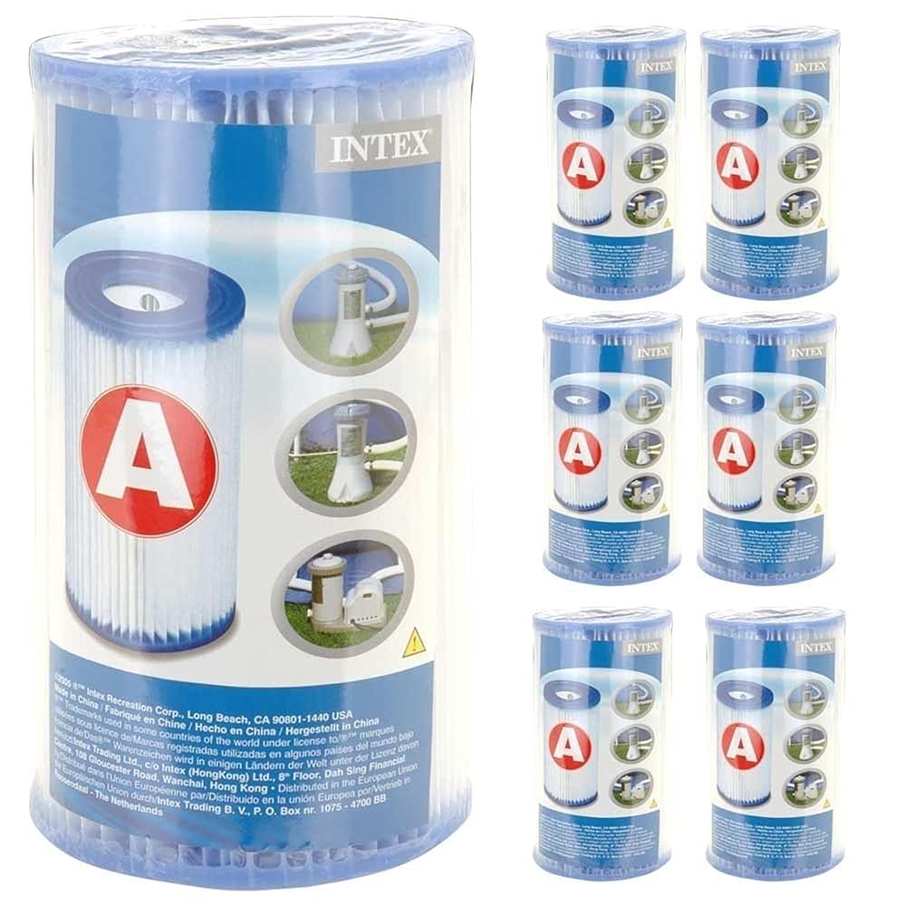 Intex Swimming Pool Filter Cartridge Type A [Pack of 6]