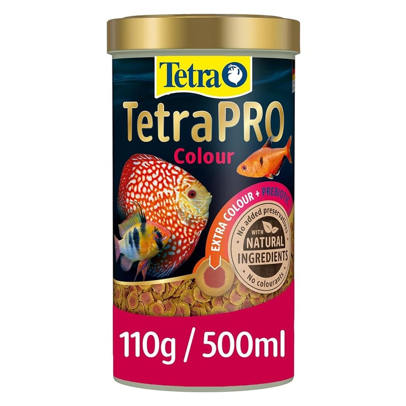 Tetra Pro Colour Multi-Crisps, Premium Fish Food with Colour Concentrate, 500ml
