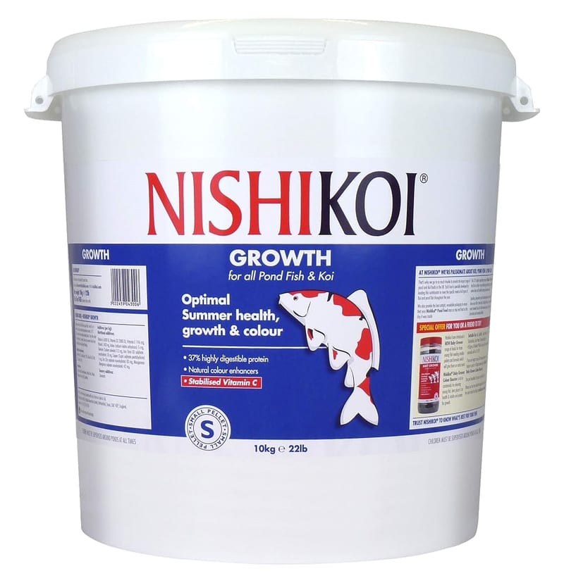 Nishikoi Growth Complete Food for Koi and Pond Fish, 10kg