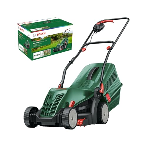 Bosch Rotak 32 Electric Rotary Lawnmower (32 cm Cutting Width)