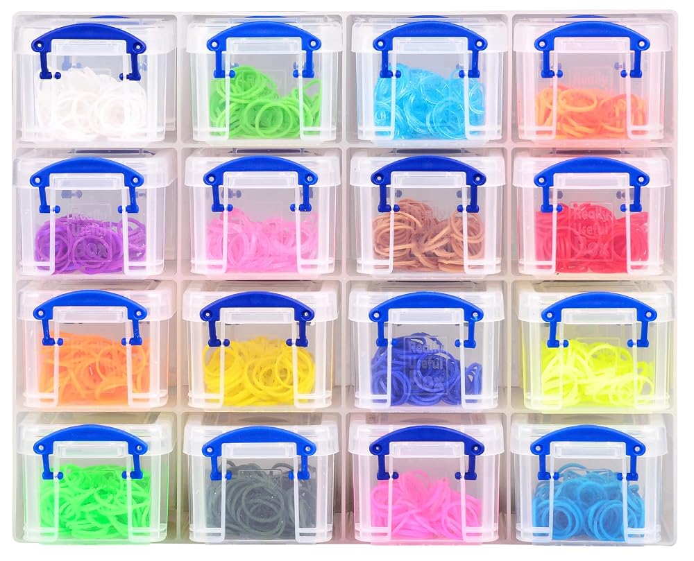 Really Useful Box 16 x 0.14 Litre Plastic Organiser Storage Set