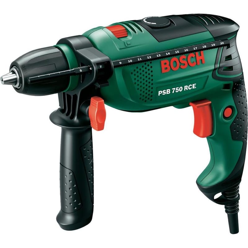 Bosch PSB 750 RCE Corded Hammer Drill, 750W