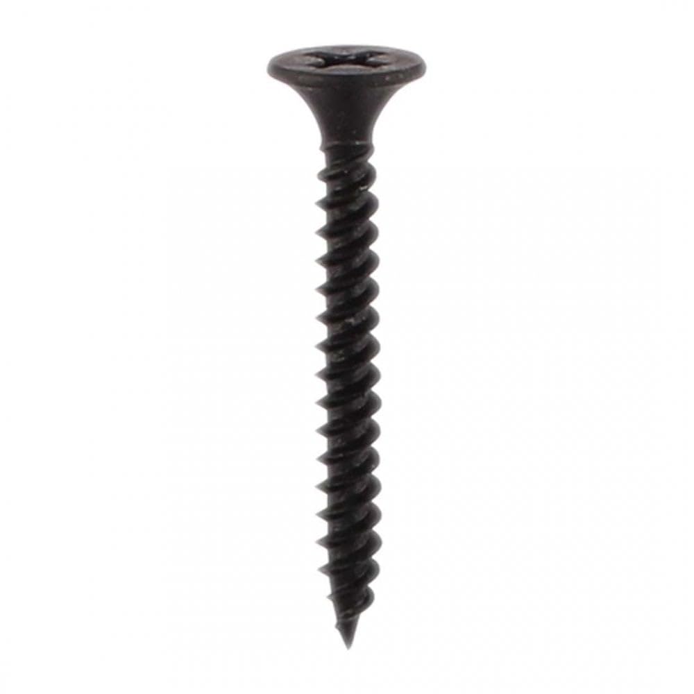 TIMCO PH2 Philips Drywall Screws, 3.5 x 25mm, Black (Box of 1000)