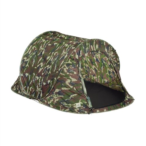 North Gear Camping Pop Up 2 Man Tent, Military