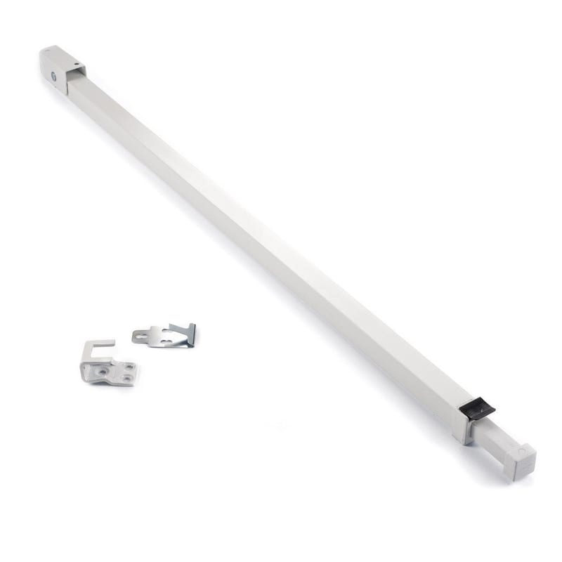 Ideal Security BK110W Patio Door Security Bar with Anti-Lift Lock, White