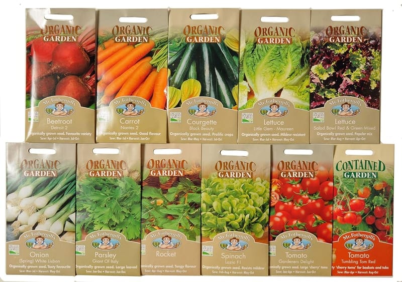 Mr Fothergill's Seeds Organic Vegetable Starter Complete Collection