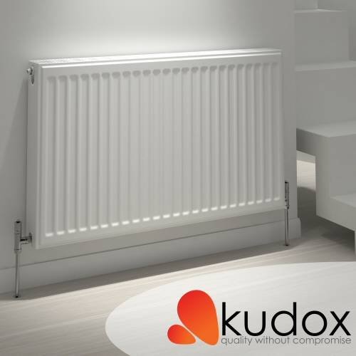 Kudox Premium Single Panel Single Convector Radiator, Type 11, 600mm x 1400mm