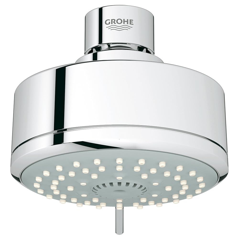GROHE New Tempesta Cosmopolitan 100 Head Shower with 4 Spray Options, Chrome