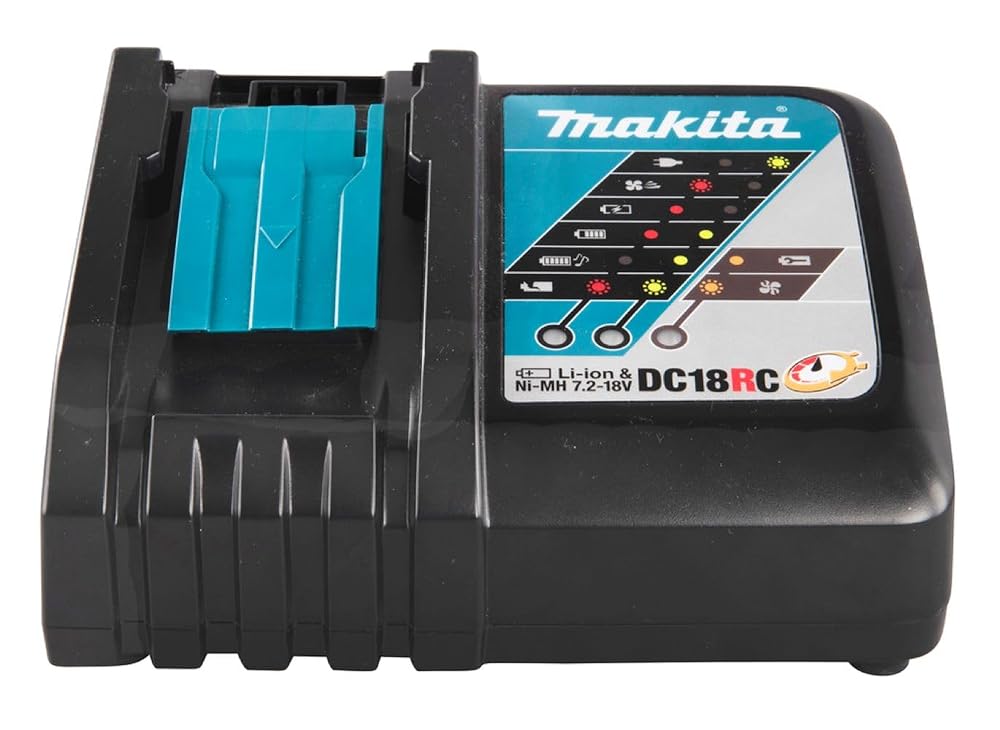 Makita DC18RC 14.4V to 18V Li-ion LXT Compact Fast Battery Charger