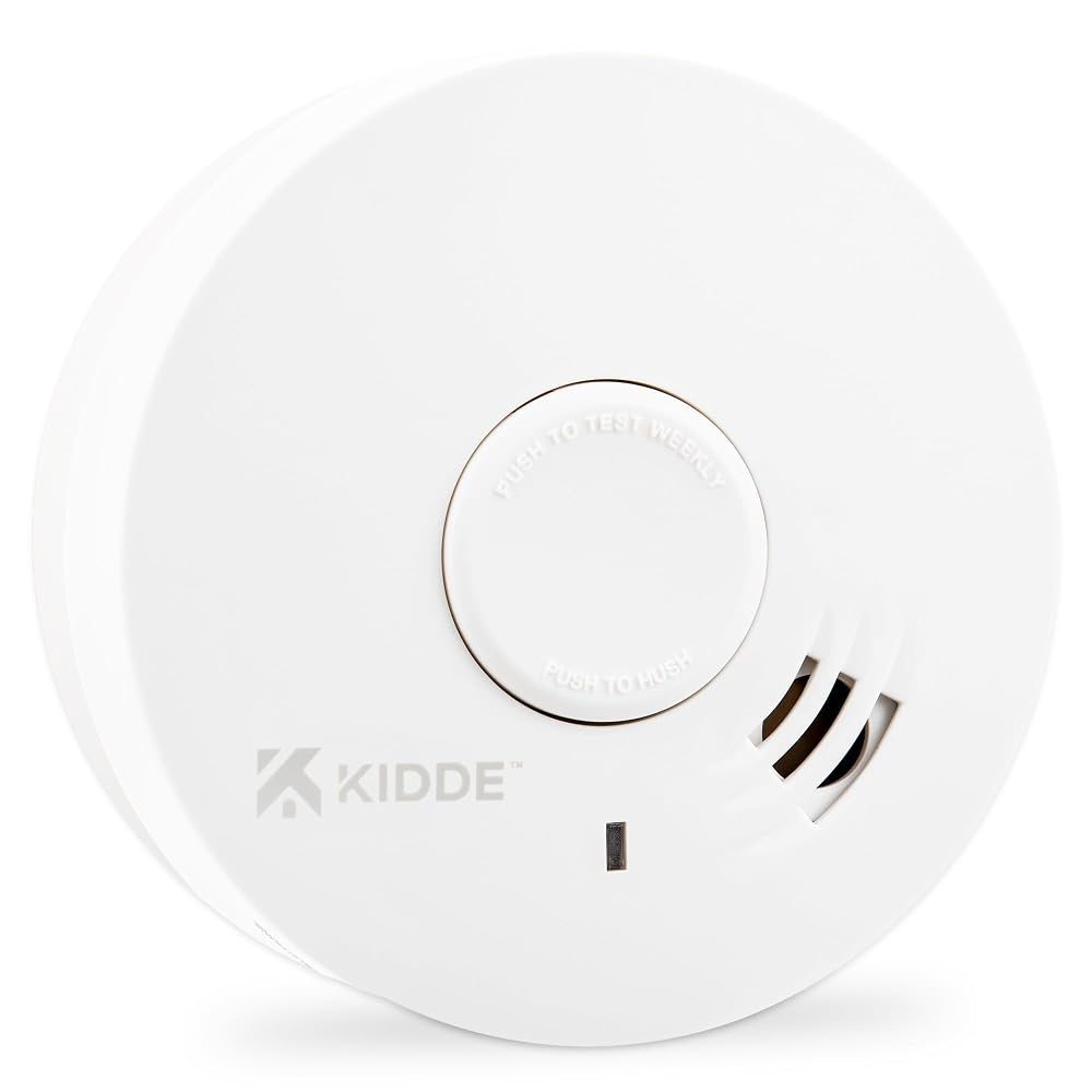Kidde 10Y29 10 Year Longlife Battery Optical Smoke Alarm for Home