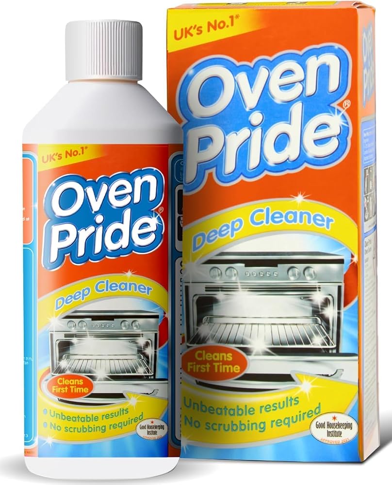 Oven Pride Oven Cleaner - Complete Oven Cleaning Kit with Safety Gloves and Cleaning Bag