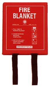 Fire Blanket — 1.2m x 1.2m Pod Economy Kitchen Fire Blanket