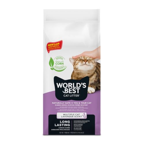 WORLD'S BEST CAT LITTER Multiple Cat Lavender Scent, 28-Pounds