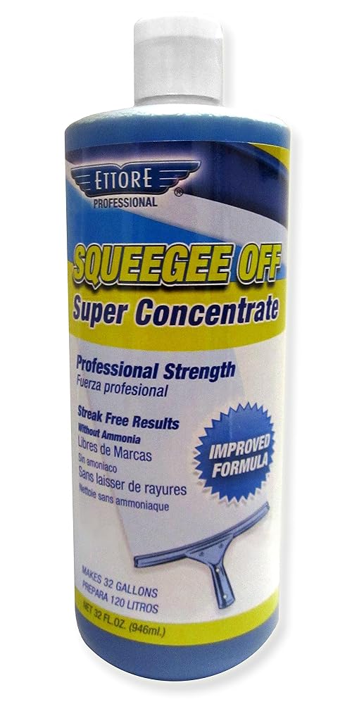 Ettore 30130 Squeegee-Off Window Cleaning Soap Concentrate, 32-Ounce